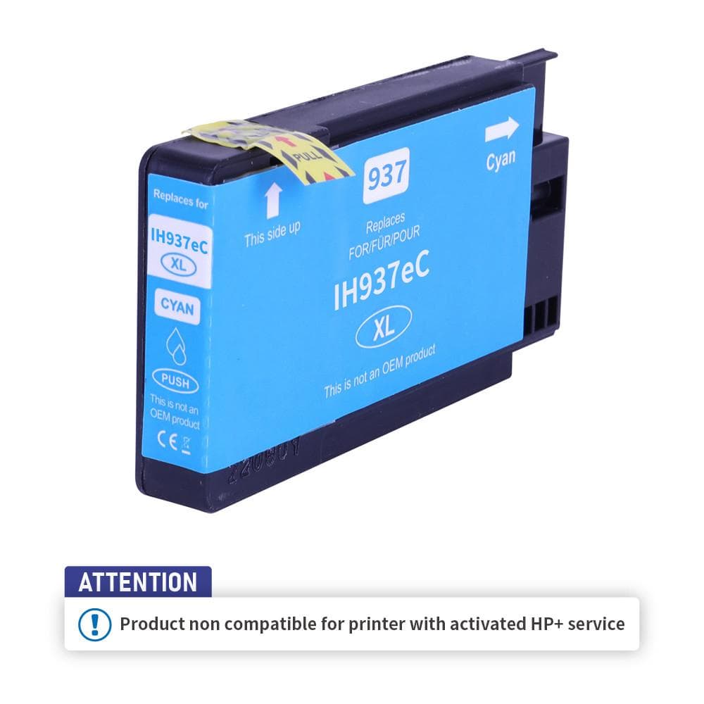 Cartus compatibil (1.65K) HP 937e EvoMore Cyan (4S6W6NE)