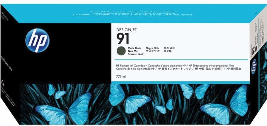 Cartus de cerneala original HP 91 Matte Black (C9464A)