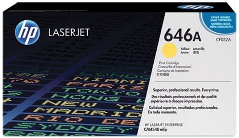 Cartus de toner (12.5K) HP 646A Yellow (CF032A)