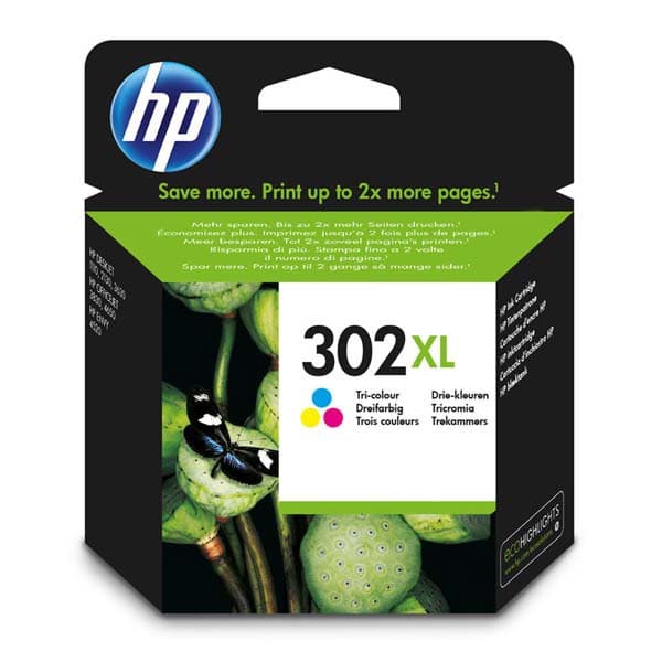 Cartus de cerneala original HP 302XL Color (F6U67AE)