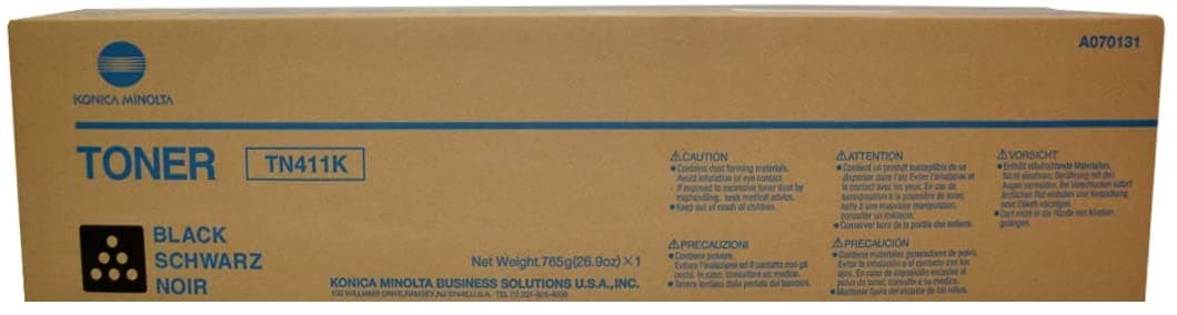 Cartus de toner original Konica Minolta TN411K Black (A070151,TN-411K)