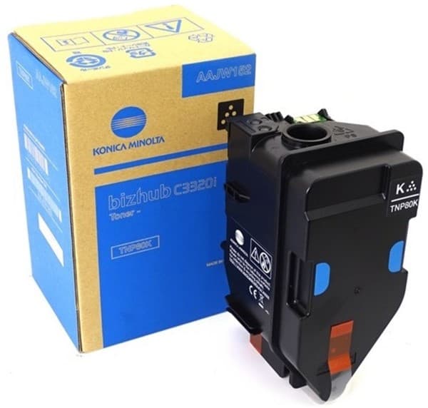 Cartus de toner original Konica Minolta TNP80K Black (AAJW152, TNP-80K)