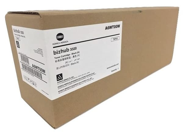 Cartus de toner (10K) Konica Minolta TNP43 Black (A6WT00W, TNP-43)