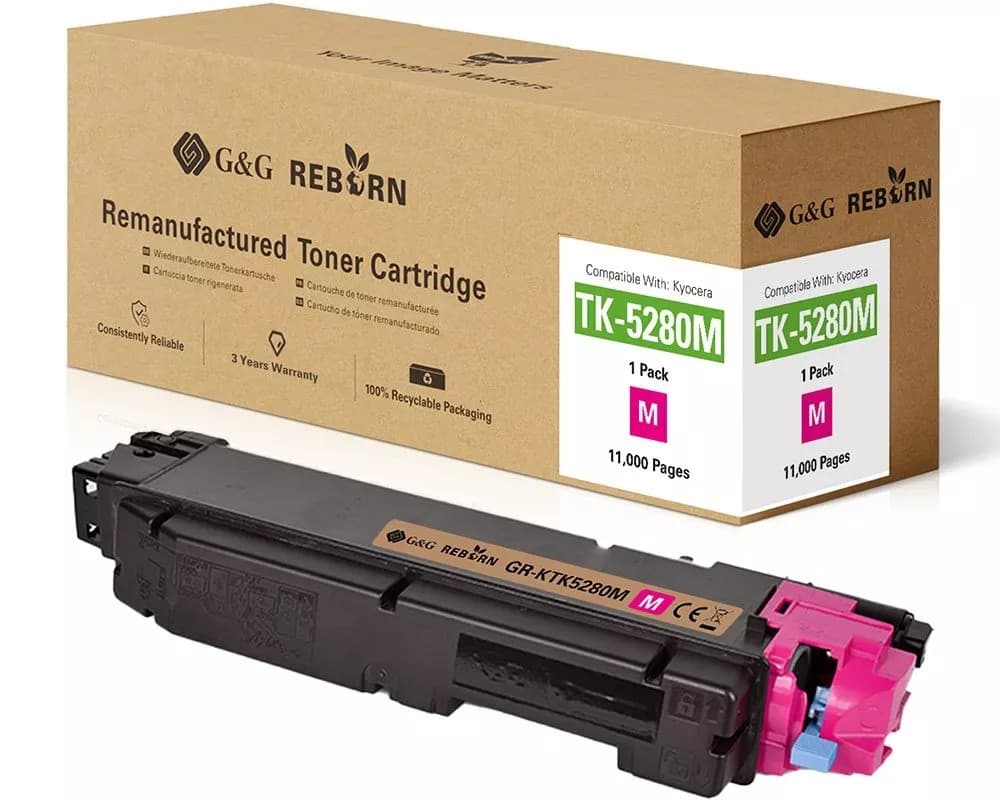 Toner Premium G&G (11K) Kyocera TK-5280M Magenta (TK5280M, 1T02TWBNL0)