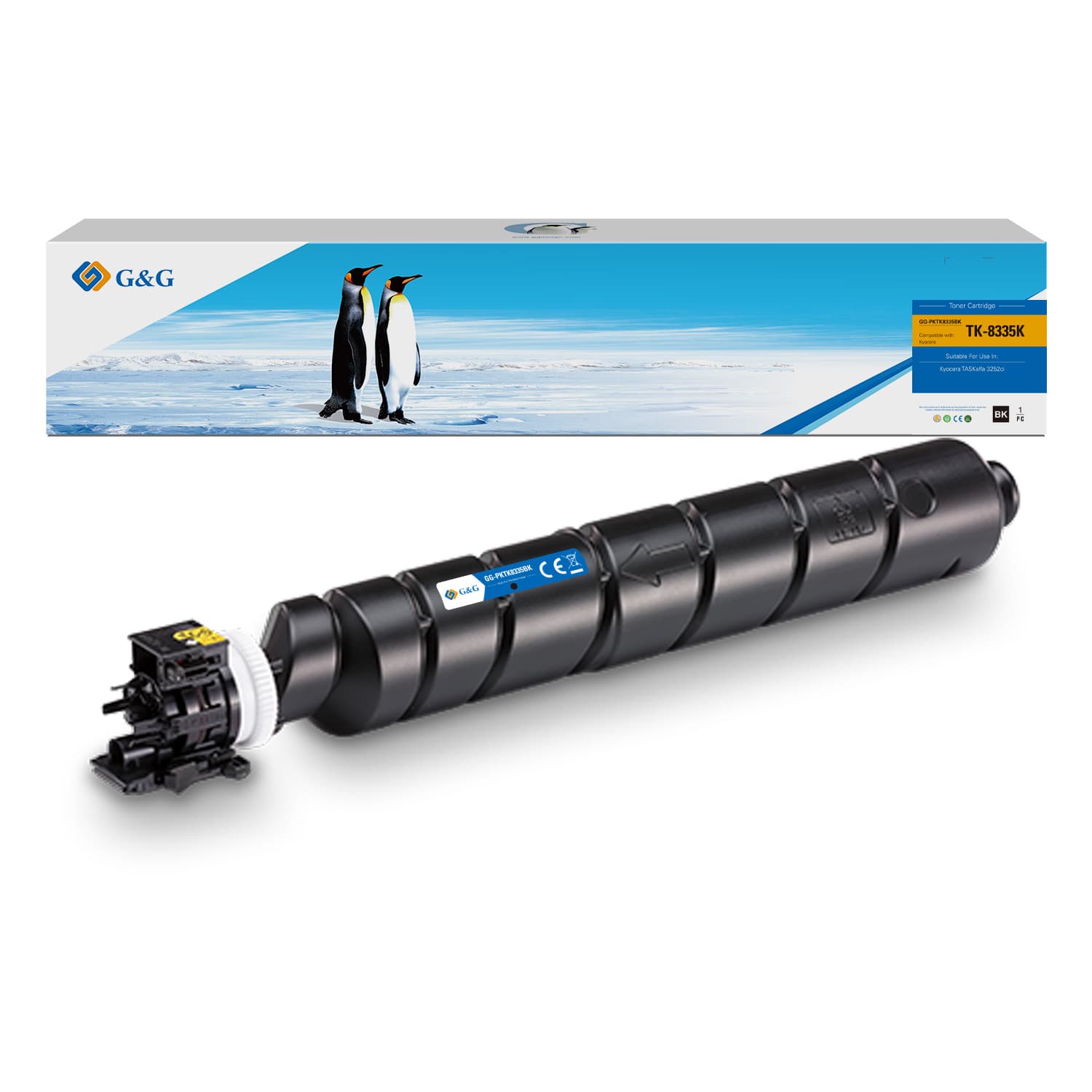 Toner Premium G&G (25K) Kyocera TK-8335K Black (TK8335K, 1T02RL0NL0)
