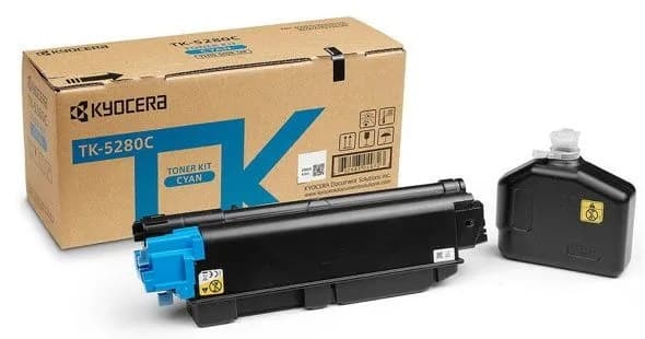 Cartus de toner (11K) Kyocera TK-5280C Cyan (TK5280C, 1T02TWCNL0)