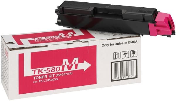 Cartus de toner (2.8K) Kyocera TK-580M Magenta (TK580M, 1T02KTBNL0)