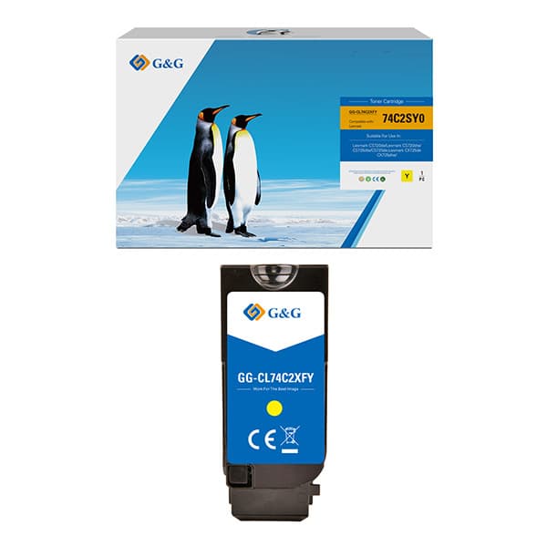 Toner Premium G&G (6K) Xerox 006R04623 Yellow Standard (6R4623)