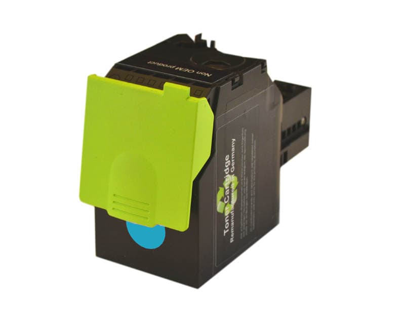 Toner compatibil cyan Lexmark 80C2HC0 (3K)