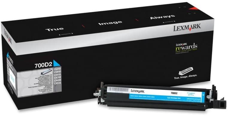 Unitate developer original Lexmark 700D2 (70C0D20) Cyan