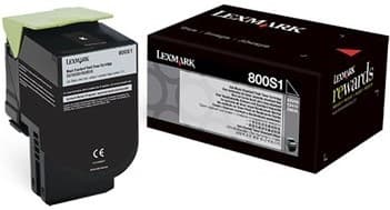 Cartus de toner (2.5K) Lexmark 800S1 (80C0S10) Black