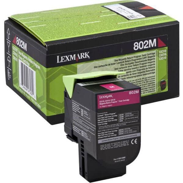 Cartus de toner (1K) Lexmark 802M (80C20M0) Magenta Return Program