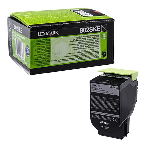 Cartus de toner (2.5K) Lexmark 802SKE (80C2SKE) Black Corporate