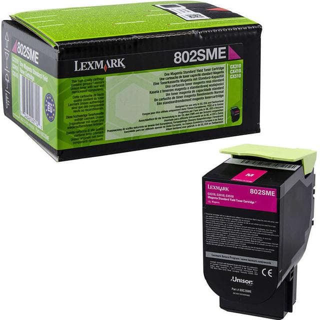 Cartus de toner (2K) Lexmark 802SME (80C2SME) Magenta Corporate