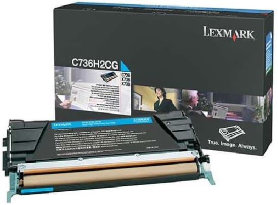 Cartus de toner (10K) Lexmark C736H2CG Cyan