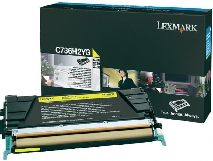 Cartus de toner (10K) Lexmark C736H2YG Yellow