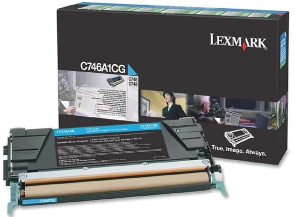 Cartus de toner (7K) Lexmark C746A1CG Cyan Return Program