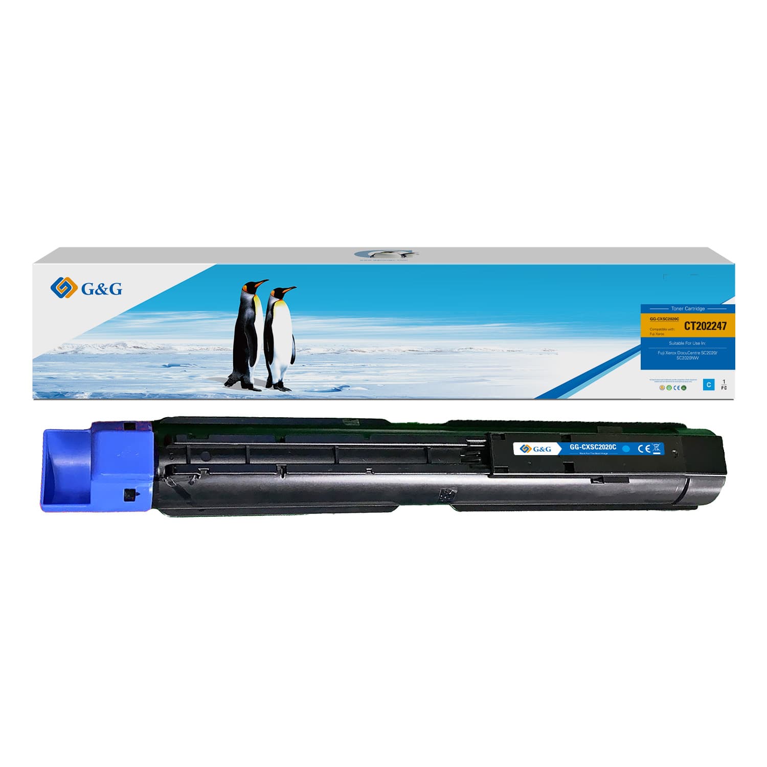 Toner Premium G&G (3K) Xerox 006R01694 Cyan (6R1694)